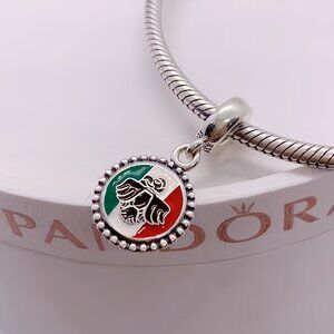 Pandora Charm simbolo real Pandora BanderaMexico Aguila Charm Travel Pendant